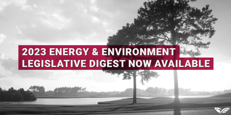 The Southeast’s Most Comprehensive Energy & Environment Legislative Digest Now Available